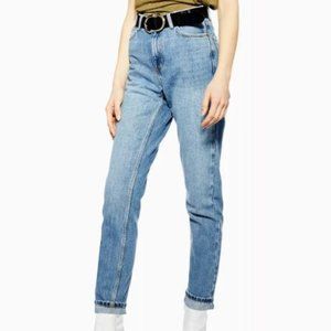 Topshop Moto Classic Blue Mom Jeans